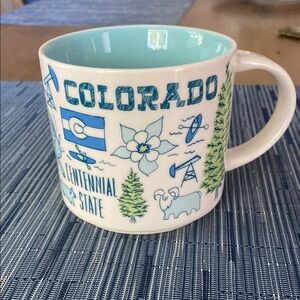 Starbucks Colorado Mug - Blue and White
